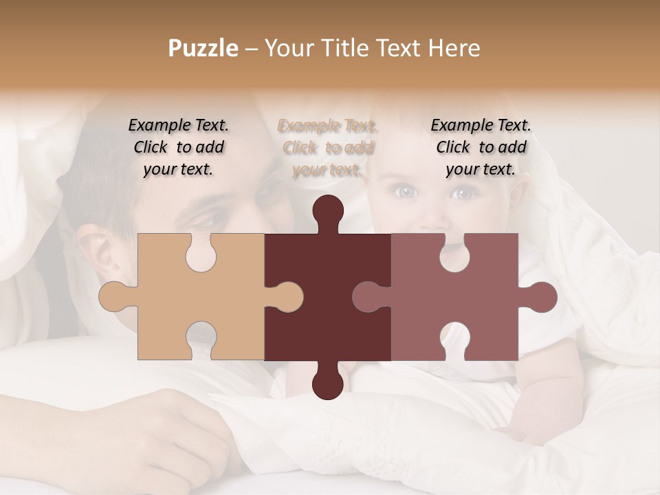 Male Girl Portrait PowerPoint Template