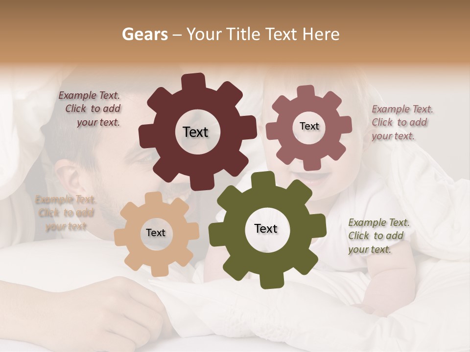 Male Girl Portrait PowerPoint Template