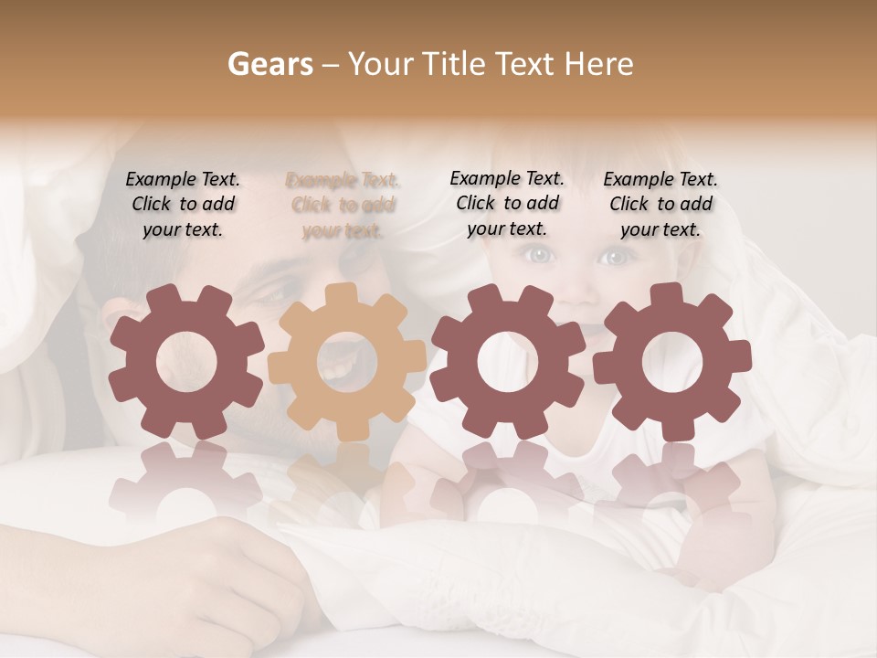 Male Girl Portrait PowerPoint Template