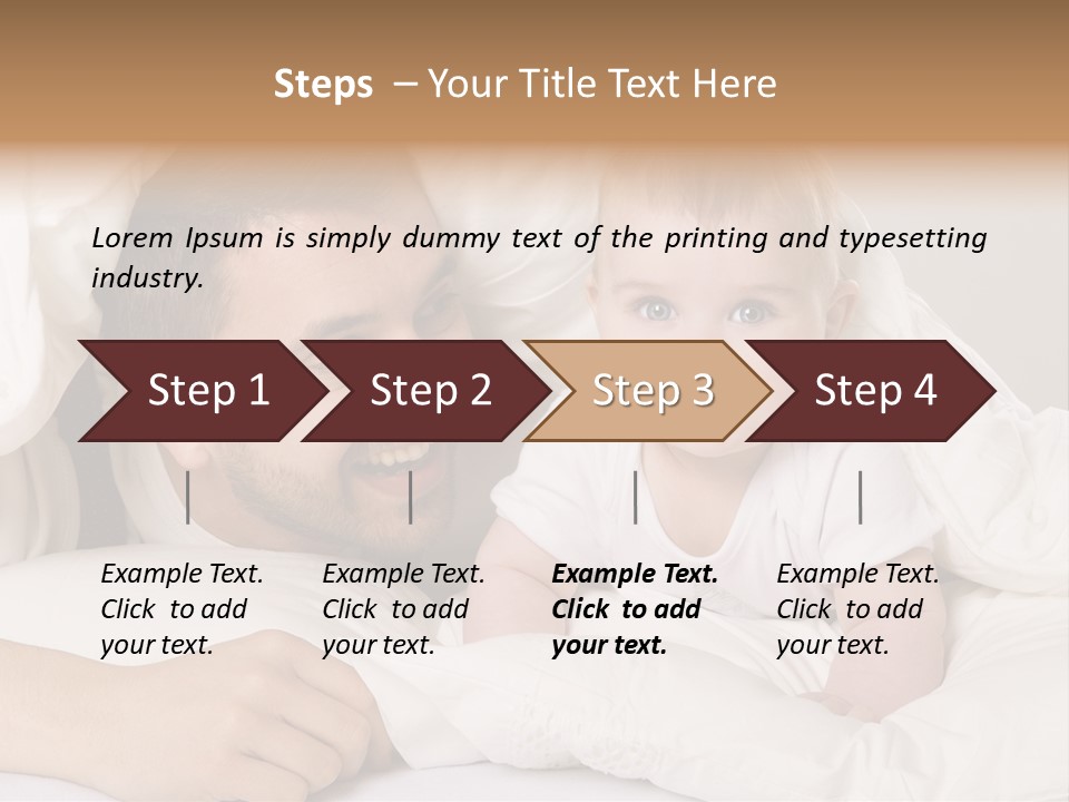 Male Girl Portrait PowerPoint Template