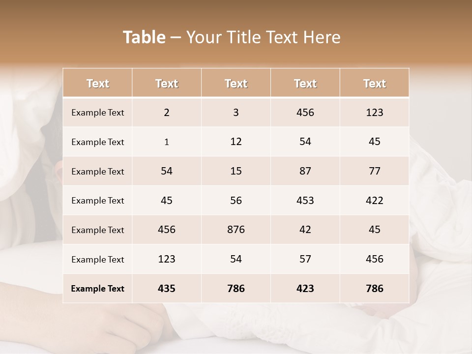 Male Girl Portrait PowerPoint Template