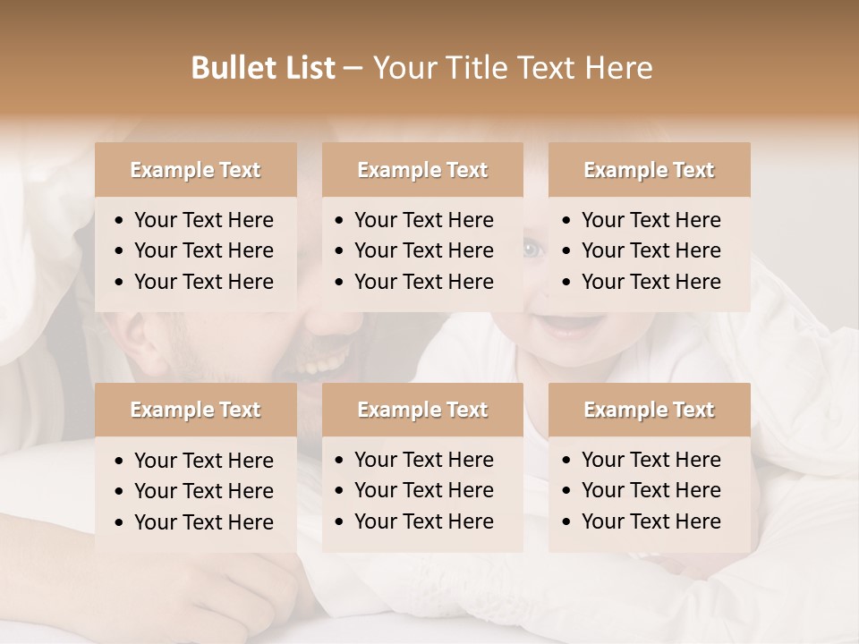 Male Girl Portrait PowerPoint Template