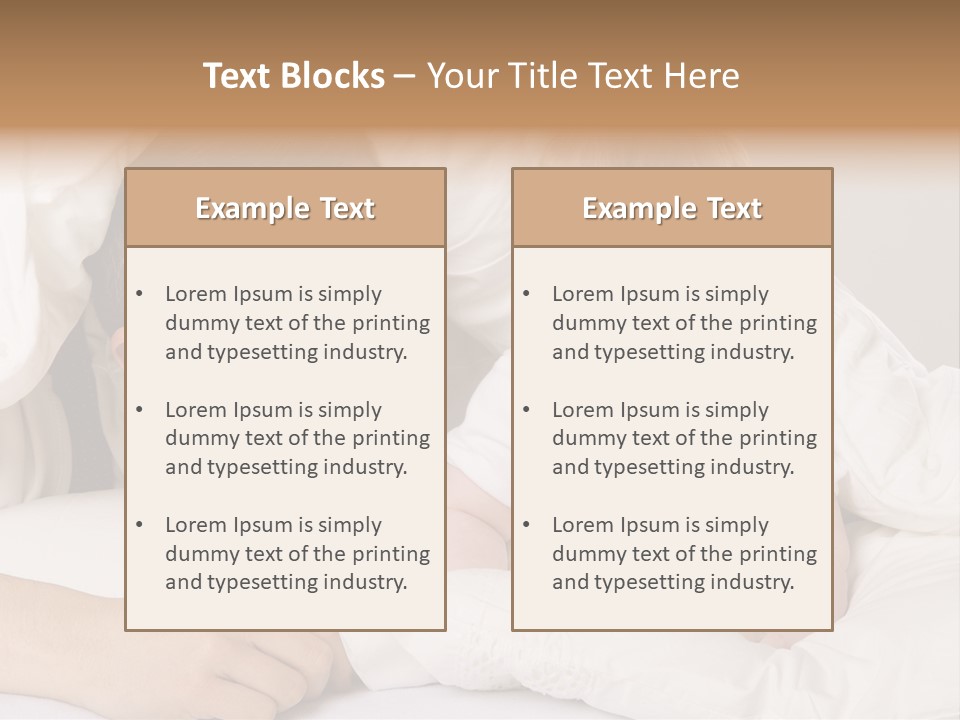 Male Girl Portrait PowerPoint Template