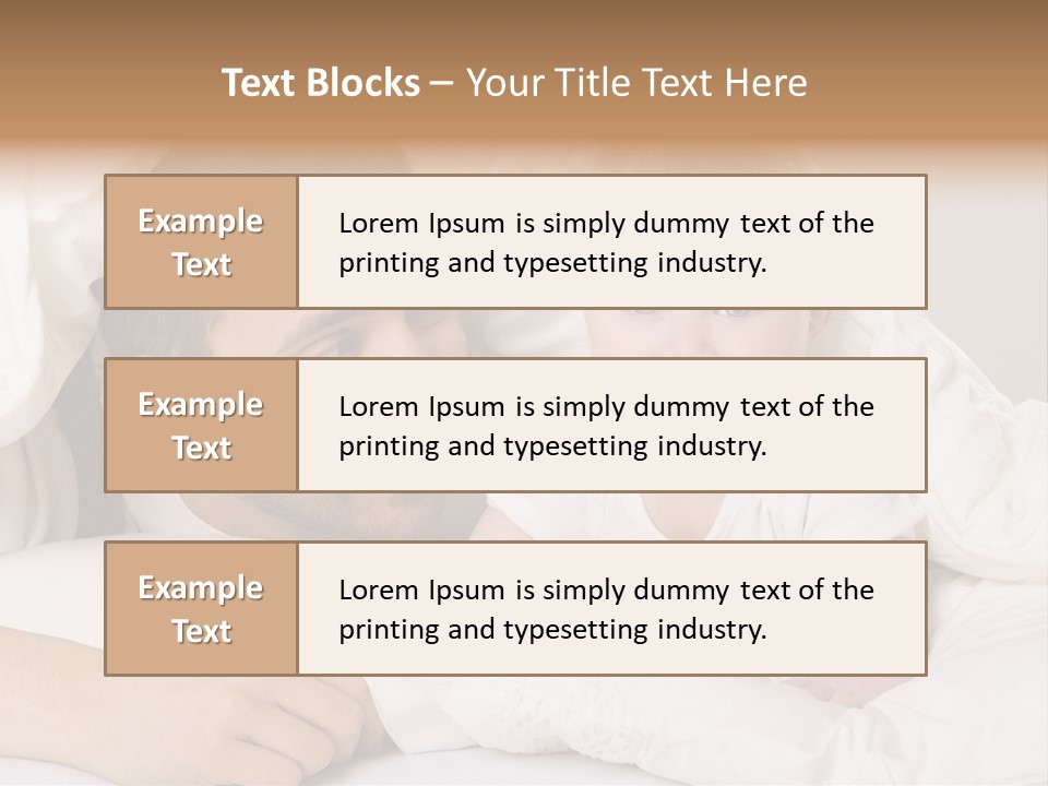 Male Girl Portrait PowerPoint Template