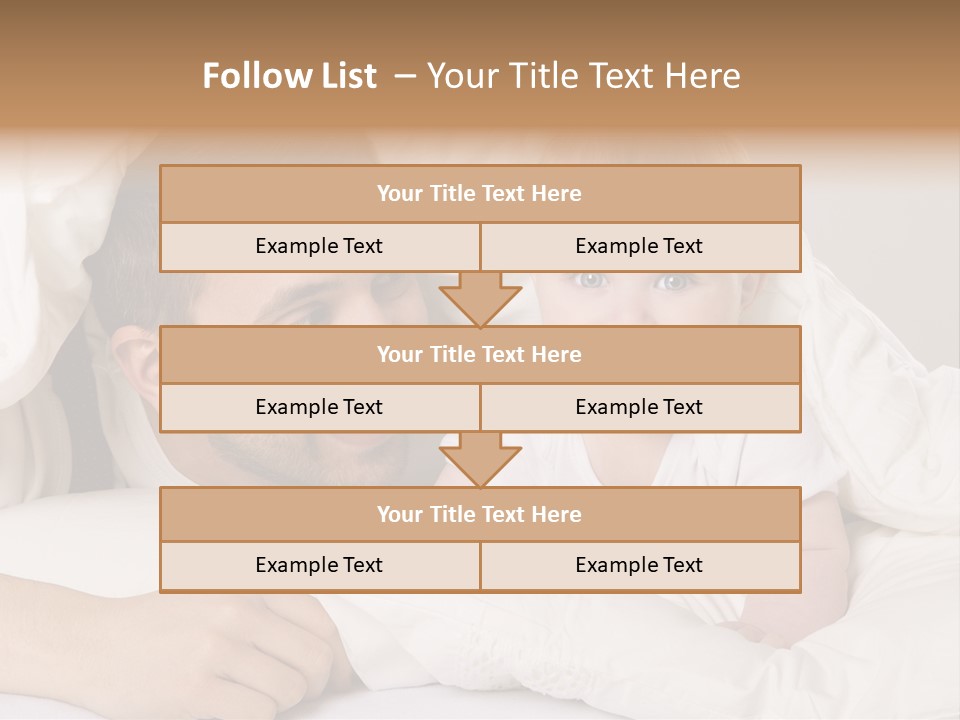 Male Girl Portrait PowerPoint Template