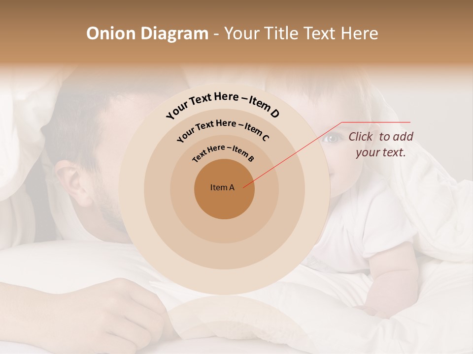 Male Girl Portrait PowerPoint Template