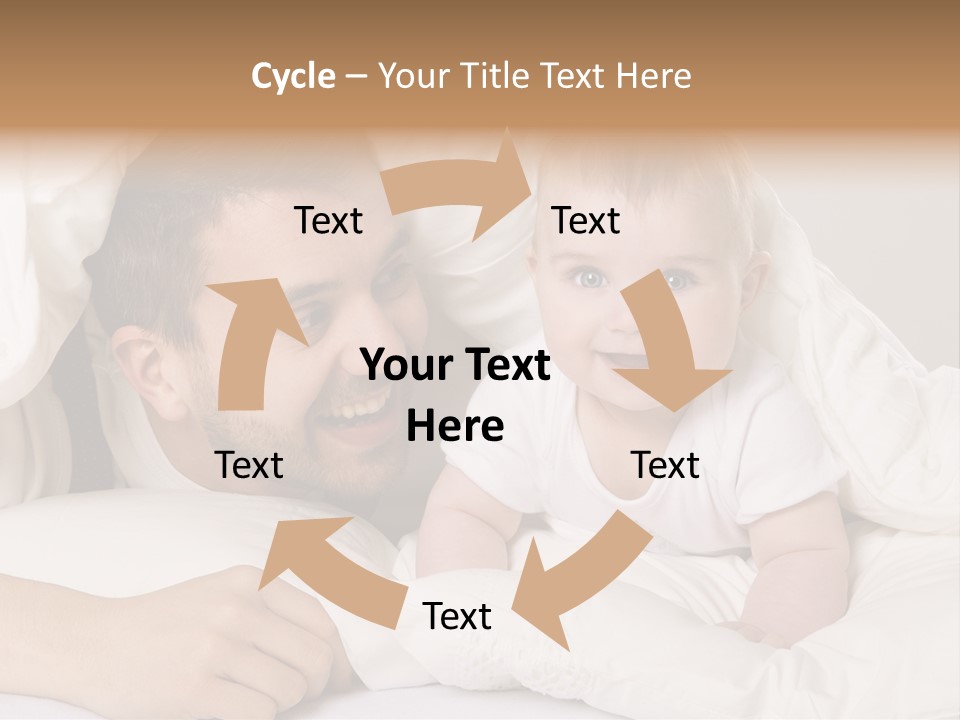 Male Girl Portrait PowerPoint Template