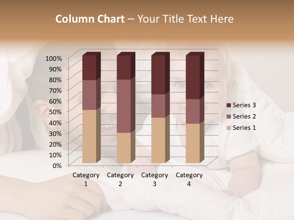 Male Girl Portrait PowerPoint Template