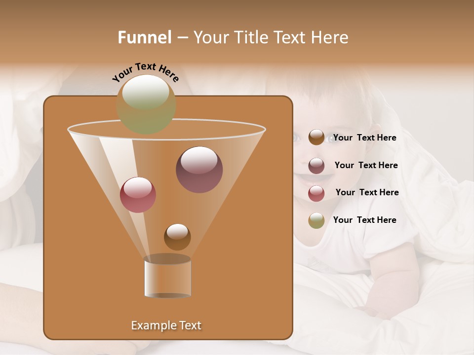 Male Girl Portrait PowerPoint Template