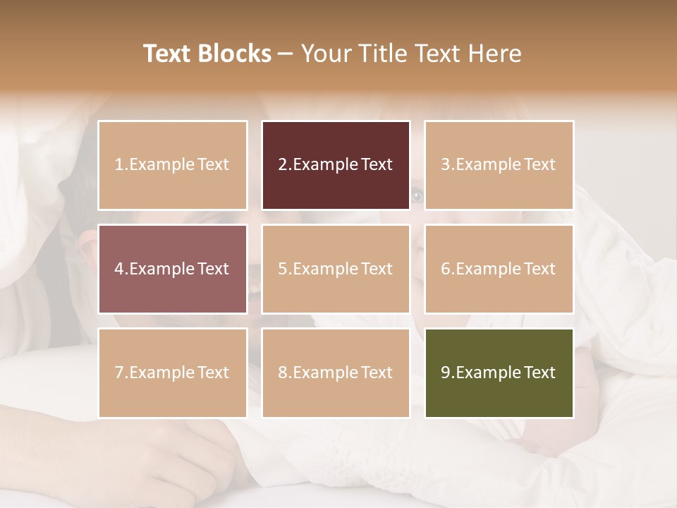 Male Girl Portrait PowerPoint Template