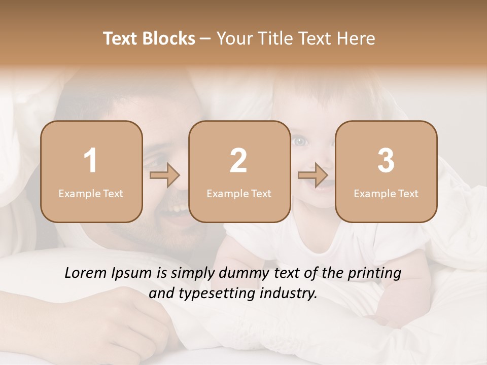 Male Girl Portrait PowerPoint Template