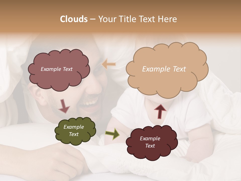 Male Girl Portrait PowerPoint Template