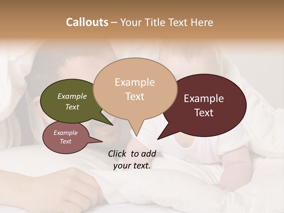 Male Girl Portrait PowerPoint Template