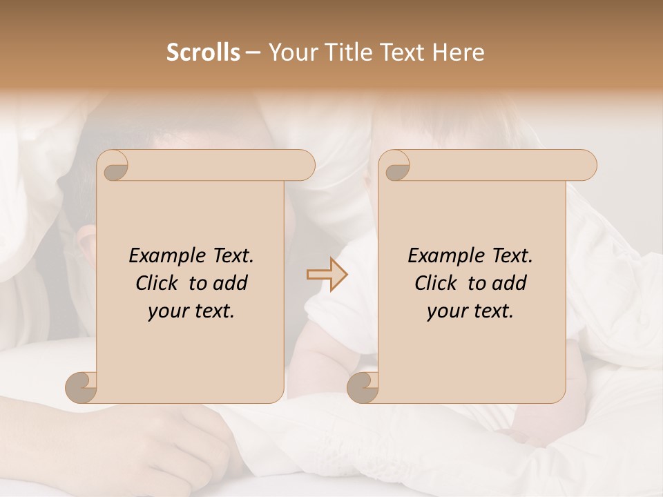 Male Girl Portrait PowerPoint Template