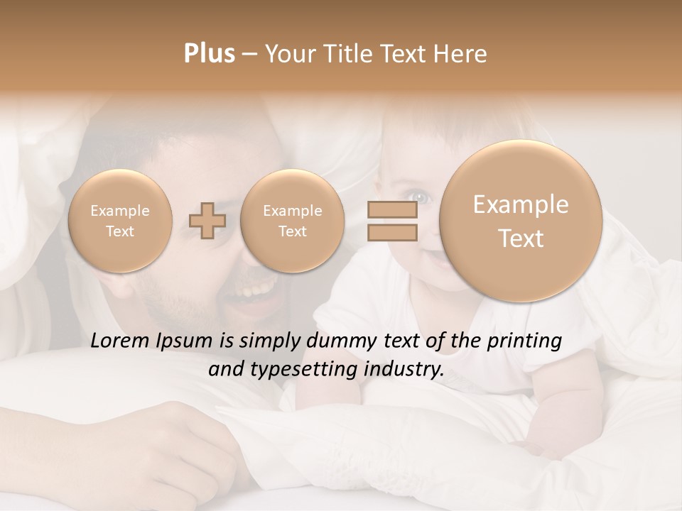 Male Girl Portrait PowerPoint Template