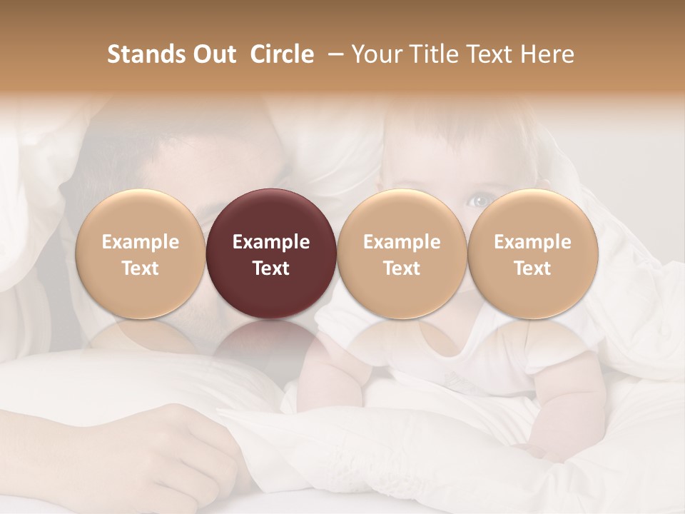 Male Girl Portrait PowerPoint Template