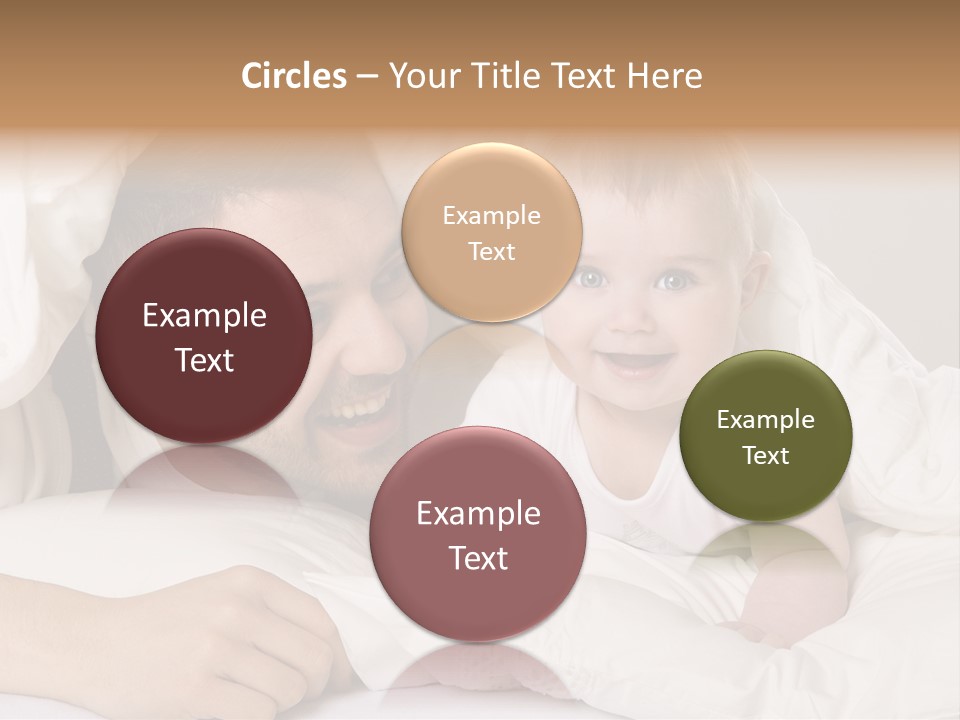 Male Girl Portrait PowerPoint Template