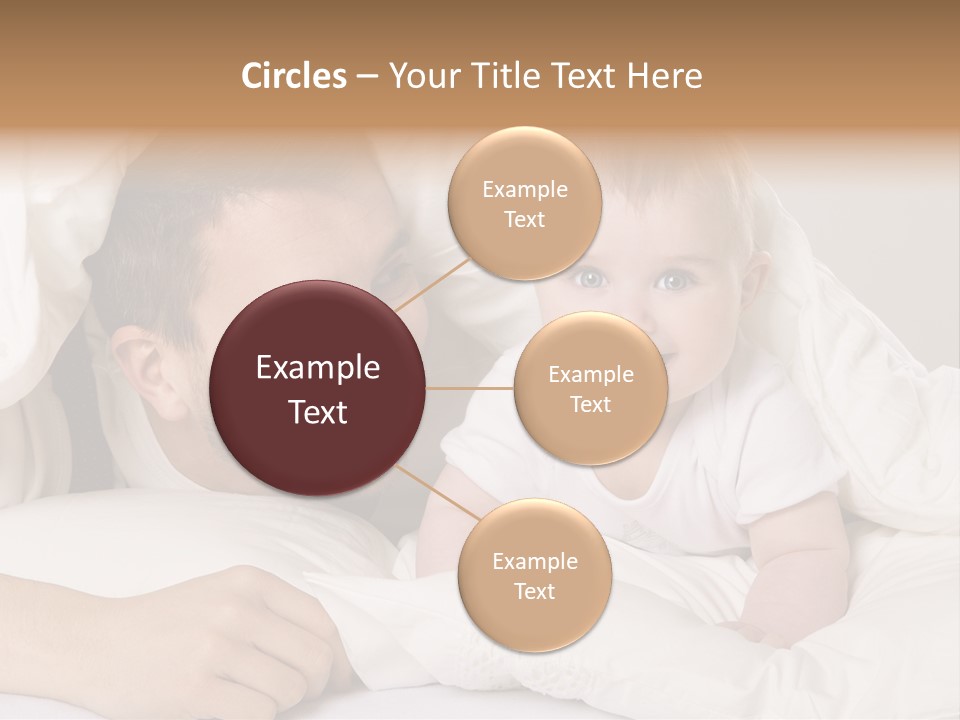 Male Girl Portrait PowerPoint Template