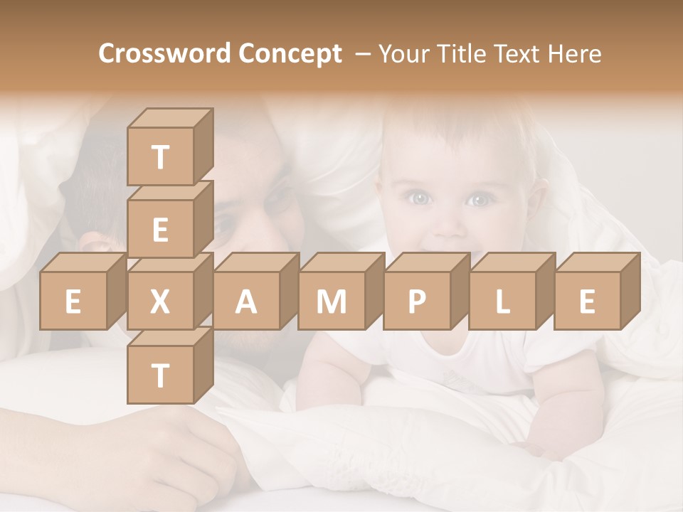 Male Girl Portrait PowerPoint Template