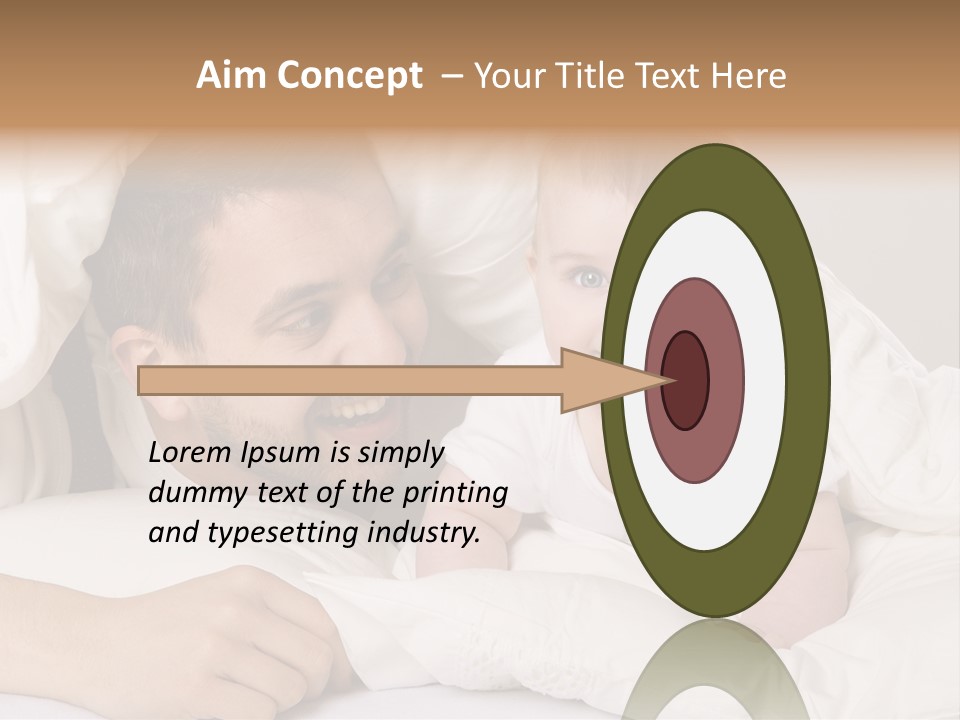 Male Girl Portrait PowerPoint Template