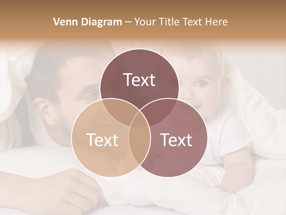 Male Girl Portrait PowerPoint Template