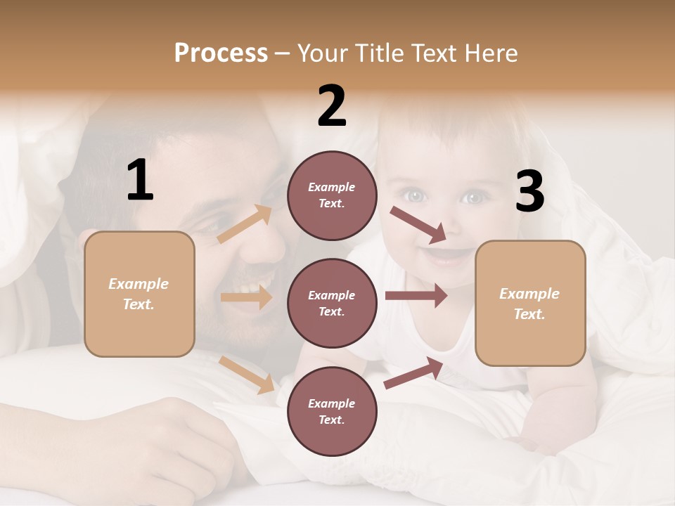 Male Girl Portrait PowerPoint Template