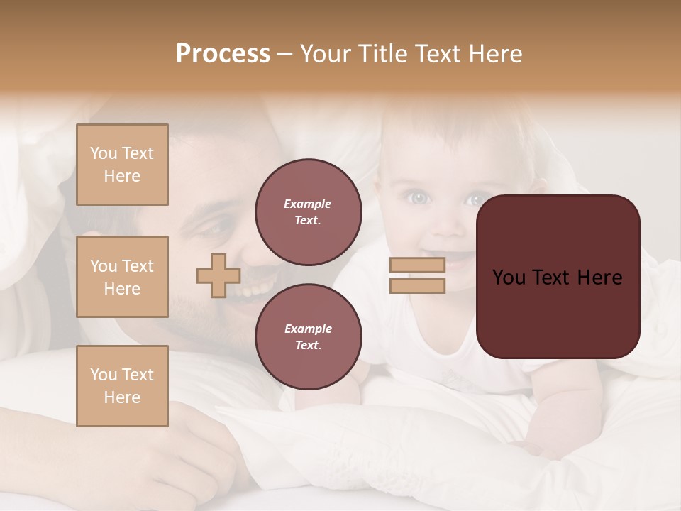 Male Girl Portrait PowerPoint Template