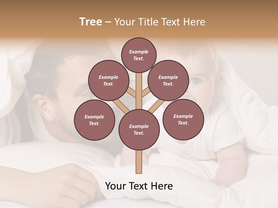 Male Girl Portrait PowerPoint Template