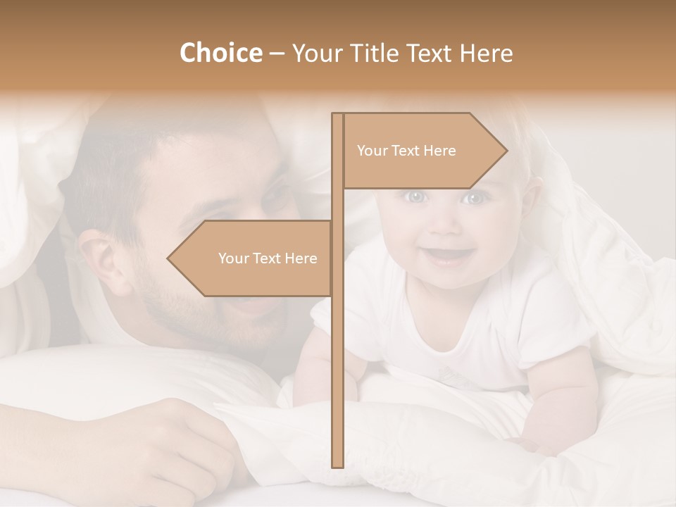 Male Girl Portrait PowerPoint Template