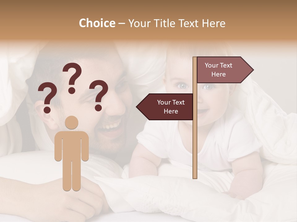 Male Girl Portrait PowerPoint Template