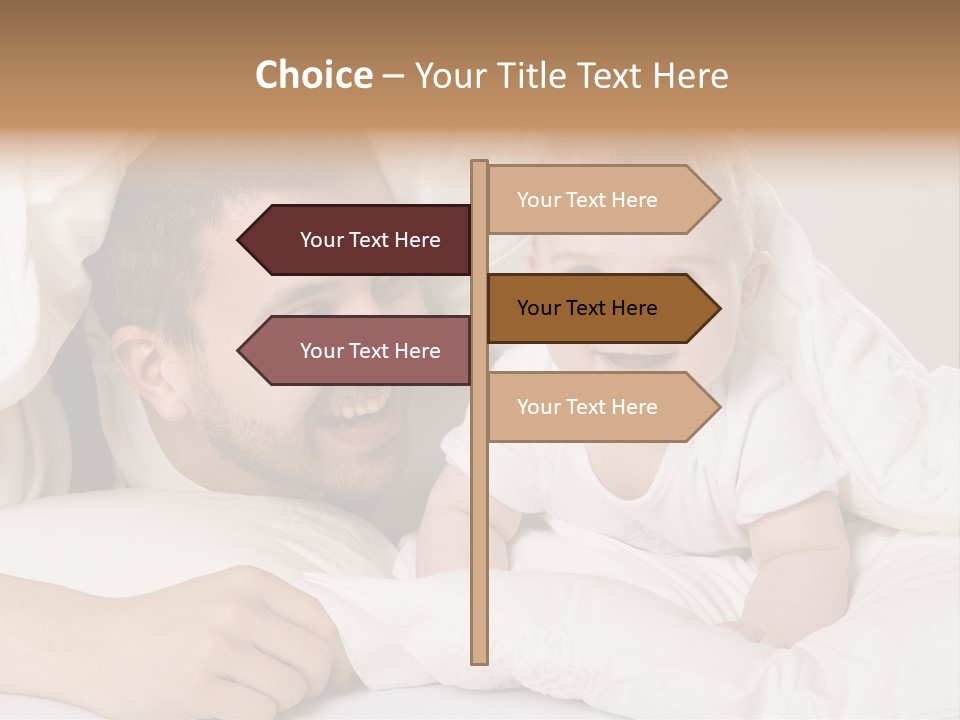 Male Girl Portrait PowerPoint Template