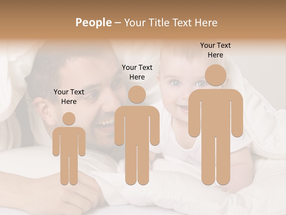 Male Girl Portrait PowerPoint Template