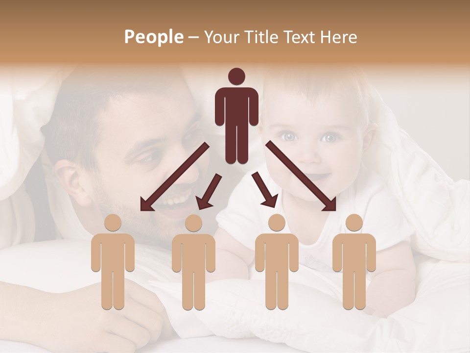 Male Girl Portrait PowerPoint Template