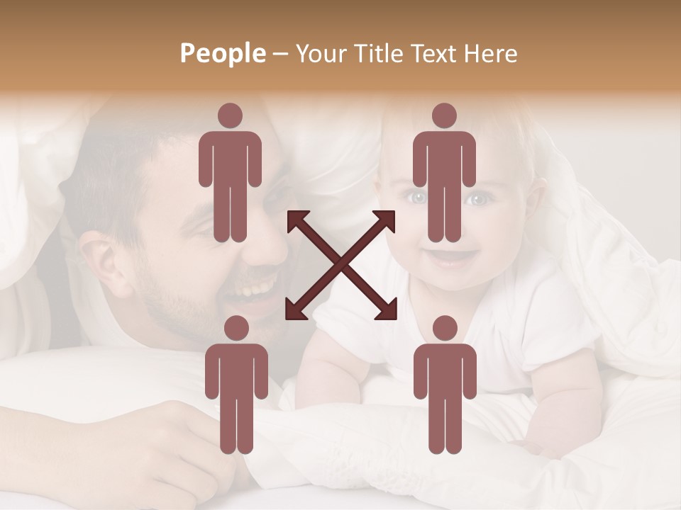 Male Girl Portrait PowerPoint Template