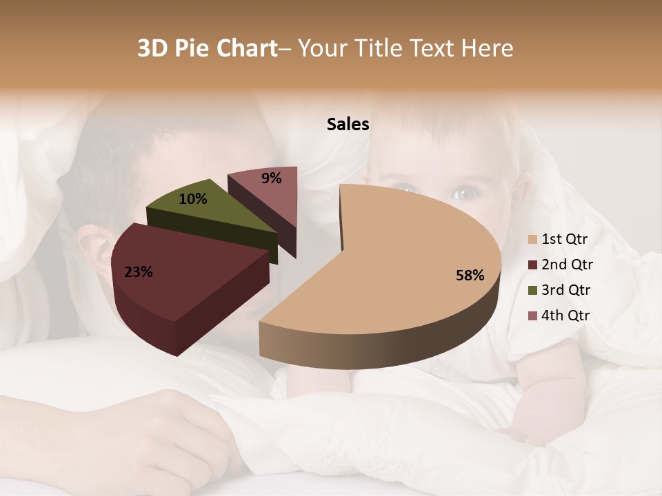 Male Girl Portrait PowerPoint Template