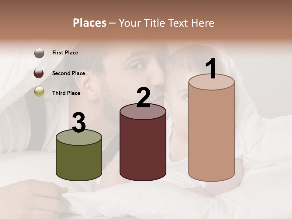 Face Male Bedroom PowerPoint Template