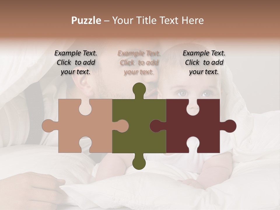 Face Male Bedroom PowerPoint Template