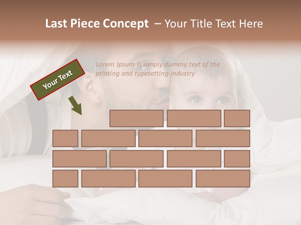 Face Male Bedroom PowerPoint Template