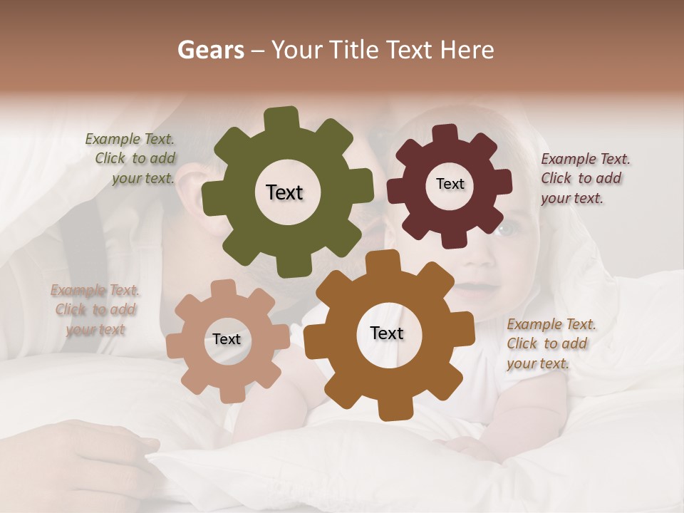 Face Male Bedroom PowerPoint Template