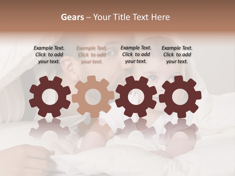 Face Male Bedroom PowerPoint Template