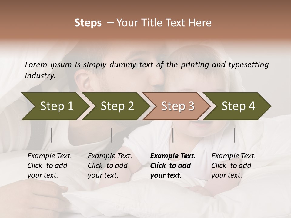 Face Male Bedroom PowerPoint Template