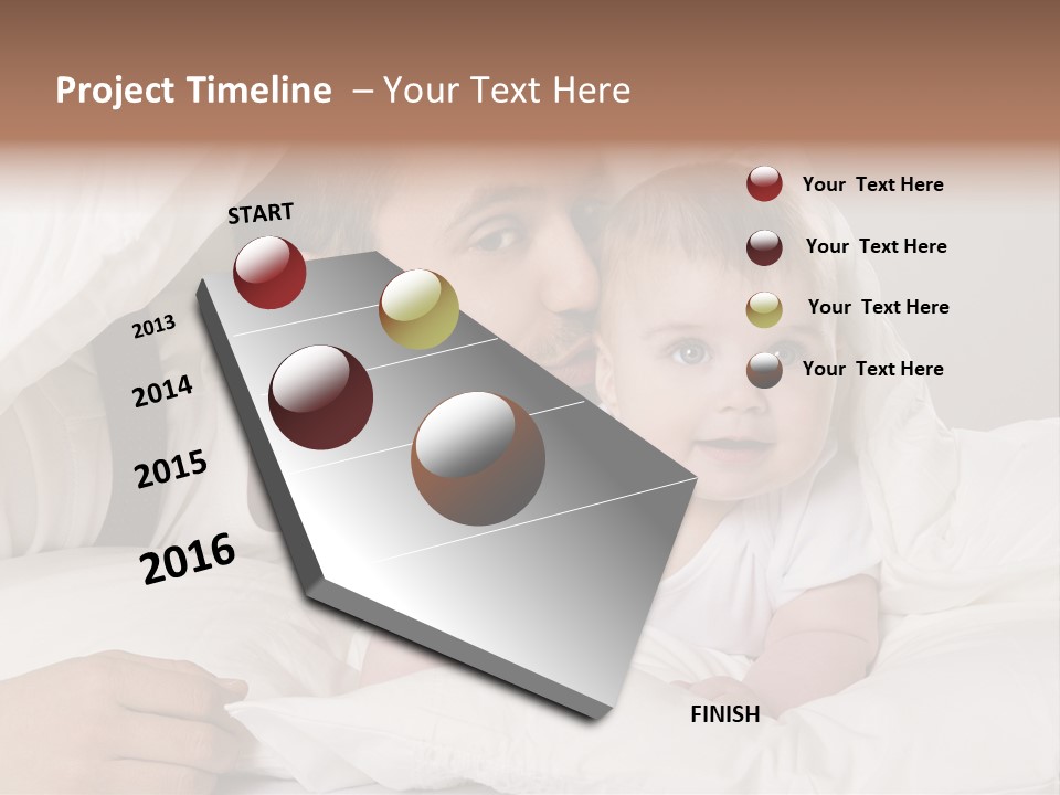 Face Male Bedroom PowerPoint Template