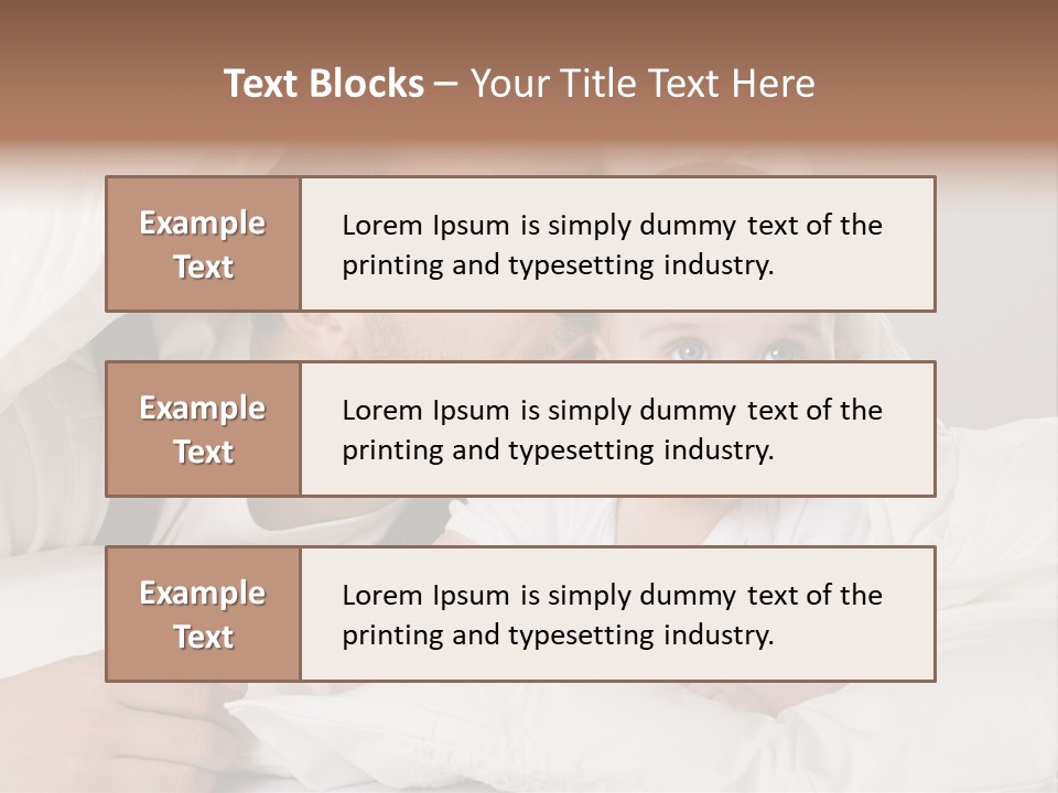Face Male Bedroom PowerPoint Template