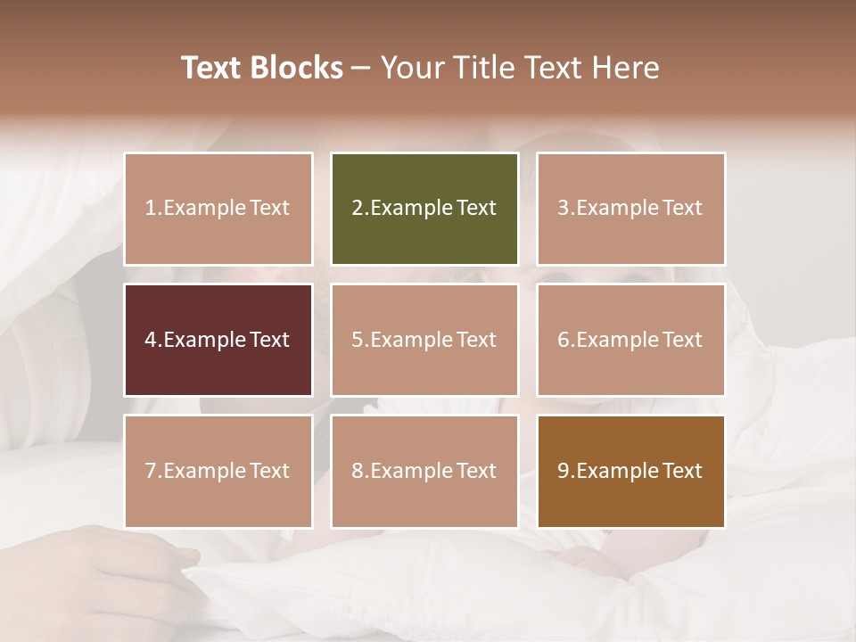 Face Male Bedroom PowerPoint Template