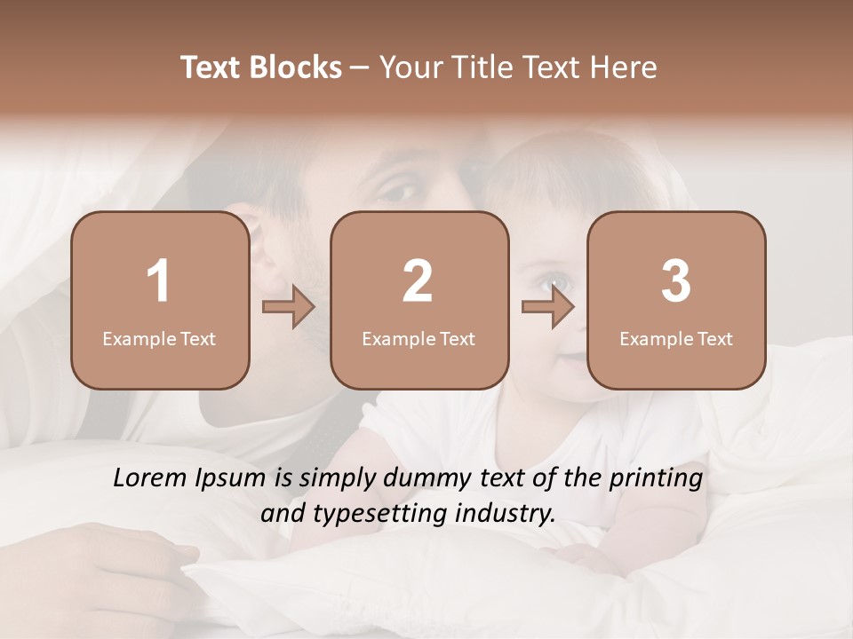 Face Male Bedroom PowerPoint Template