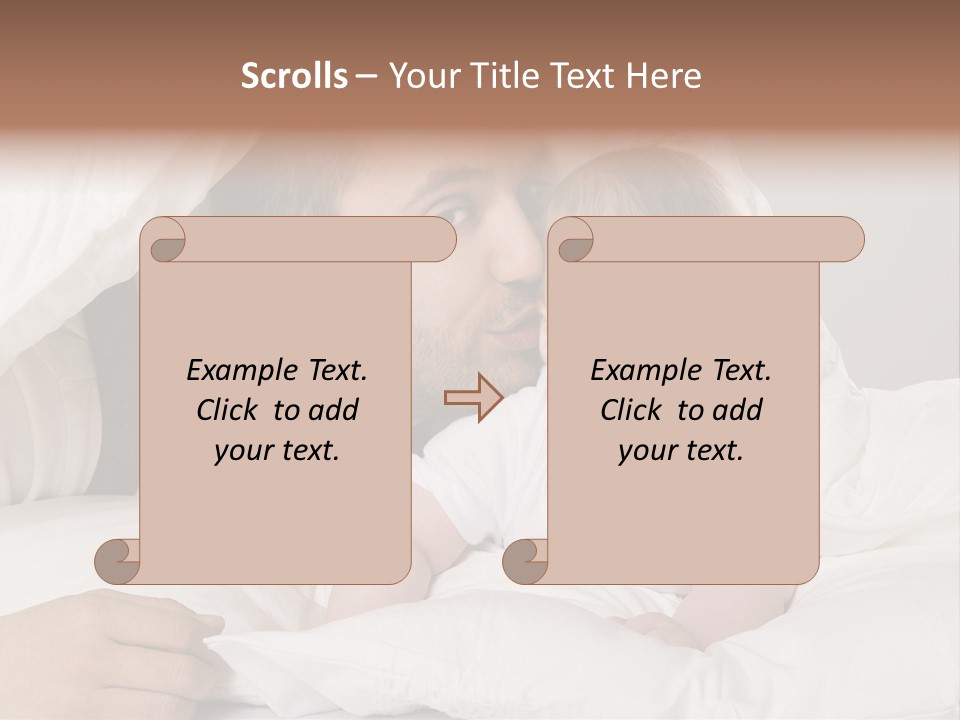 Face Male Bedroom PowerPoint Template