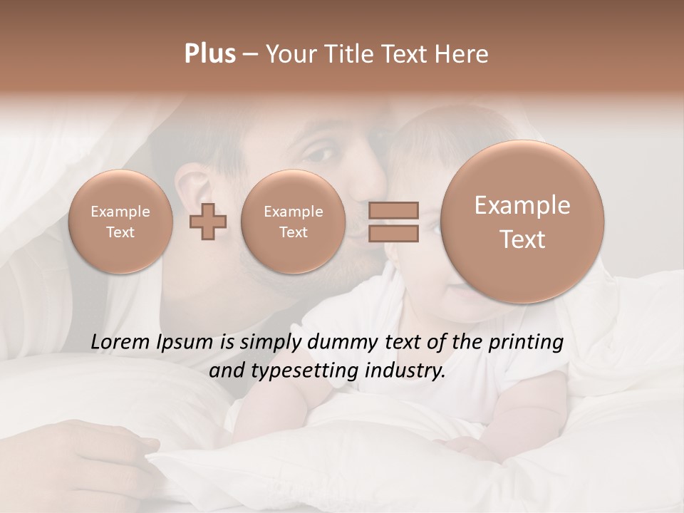 Face Male Bedroom PowerPoint Template