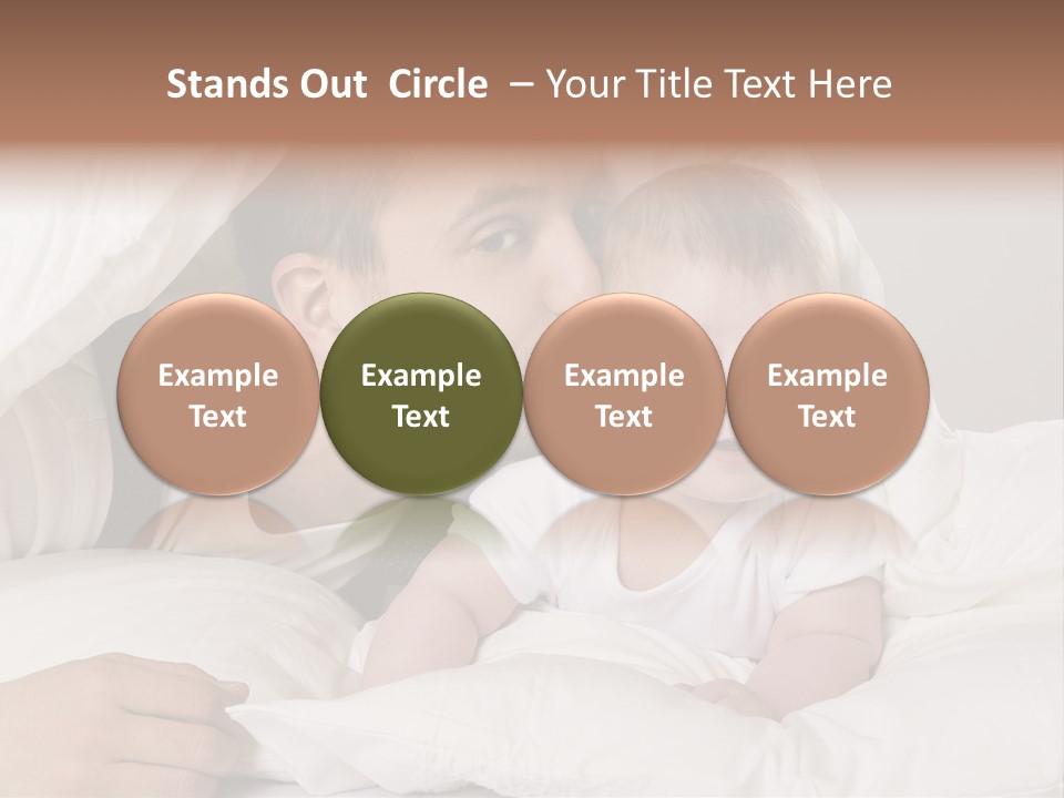 Face Male Bedroom PowerPoint Template