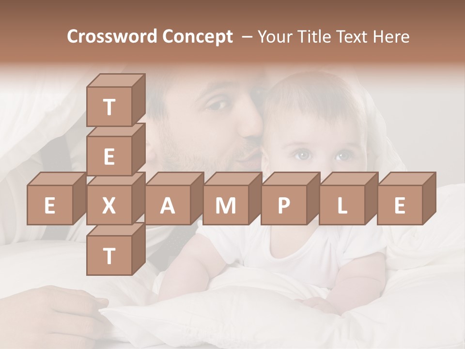 Face Male Bedroom PowerPoint Template