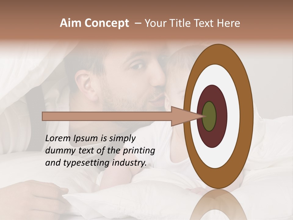 Face Male Bedroom PowerPoint Template